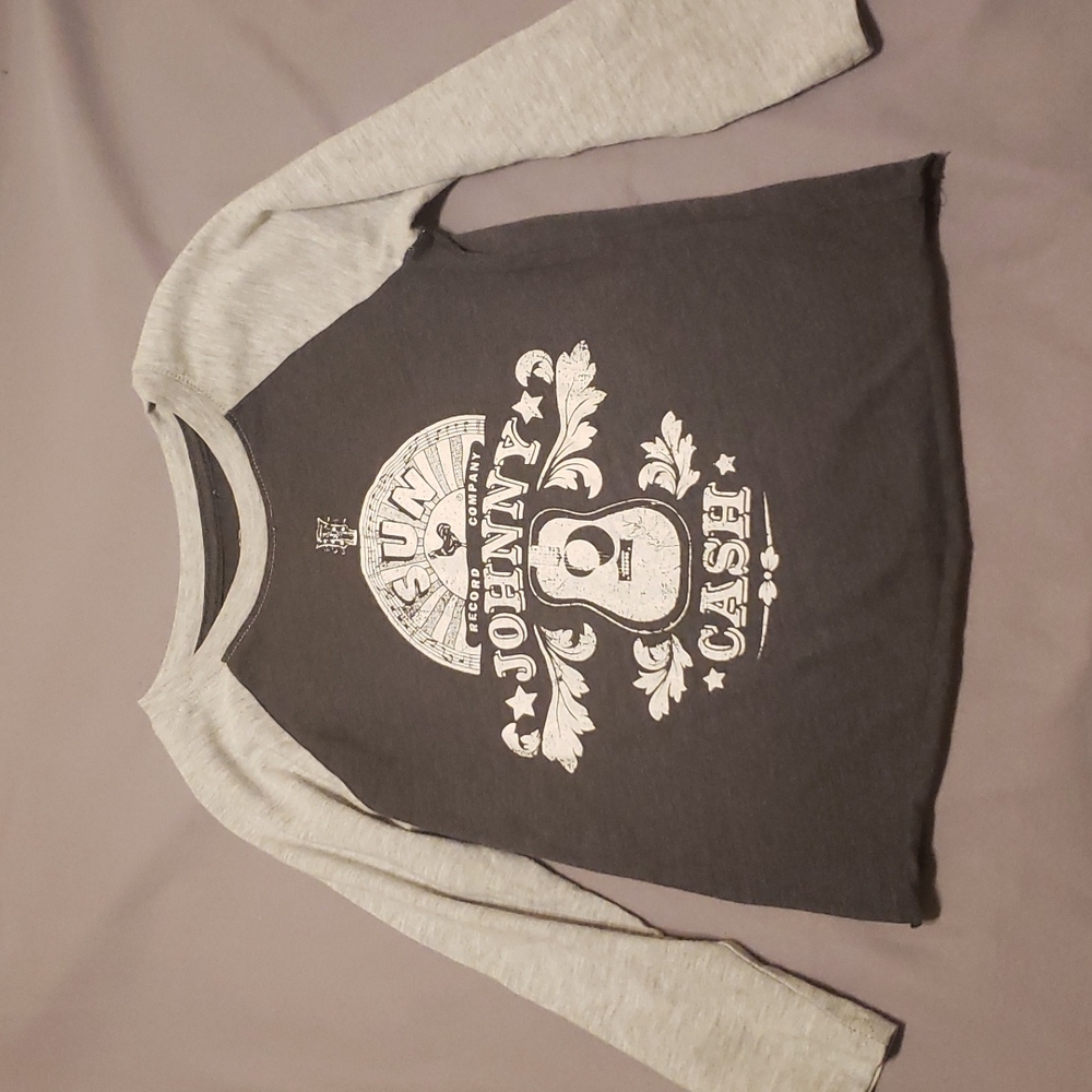 Johnny Cash 4T long sleeve raglan T-shirt